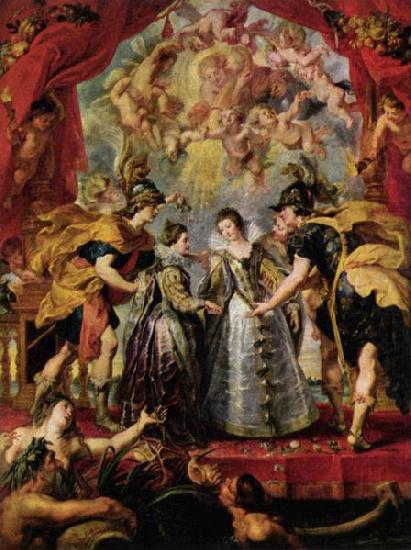 The Exchange of Princesses, Peter Paul Rubens